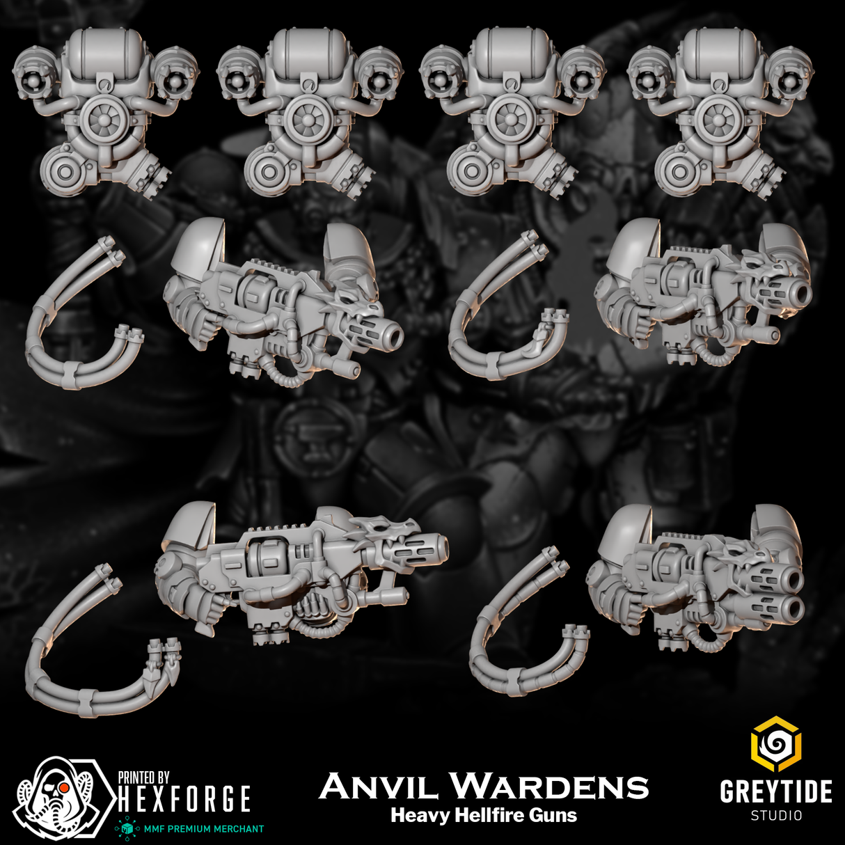 Anvil Wardens - Heavy Armor: Hellfire Guns