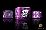 Alien Dice - Purple & White