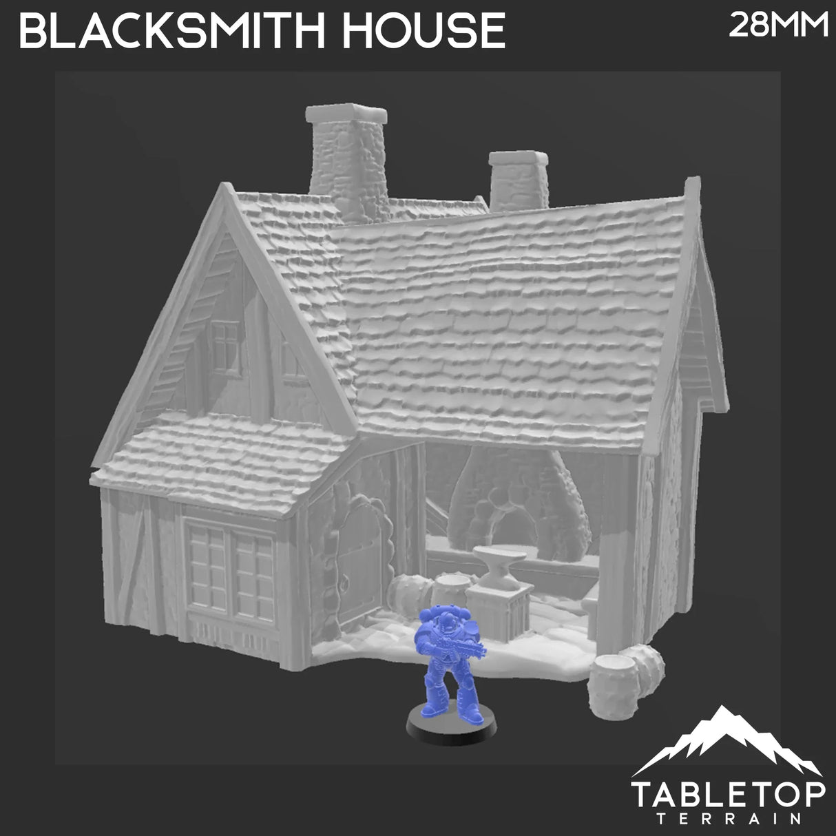 Blacksmith House - Town of Grexdale - Fantasy Building