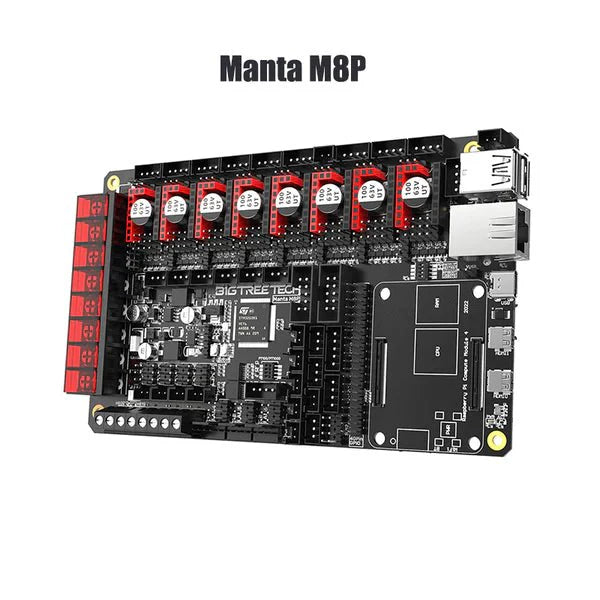 BTT Manta M8P Klipper Controller Board / 3D Printer Control System using CB1/CM4