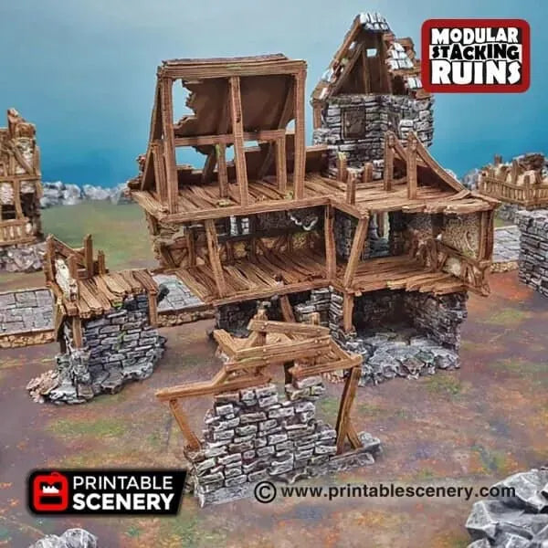 Burgomaster's Office - Ruined Fantasy Building