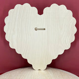 Trekell Candy Heart Floater Panel - Wooden Painting Canvas