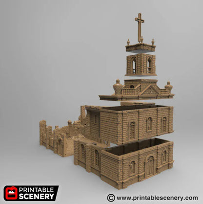 Caribbean Church - Ruined Building