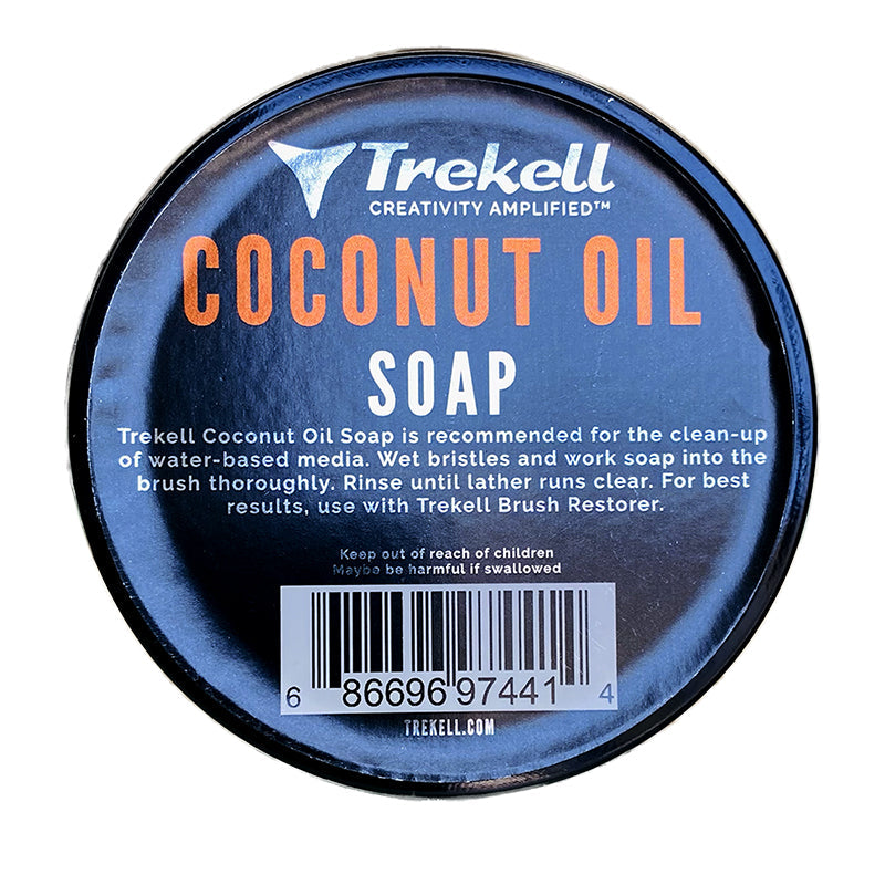 Trekell Coconut Oil Soap - Premium Cleaner for Water-Based Media - 3oz