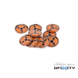 Full Color Infinity Faction Markers, 25mm (Bag of 10)