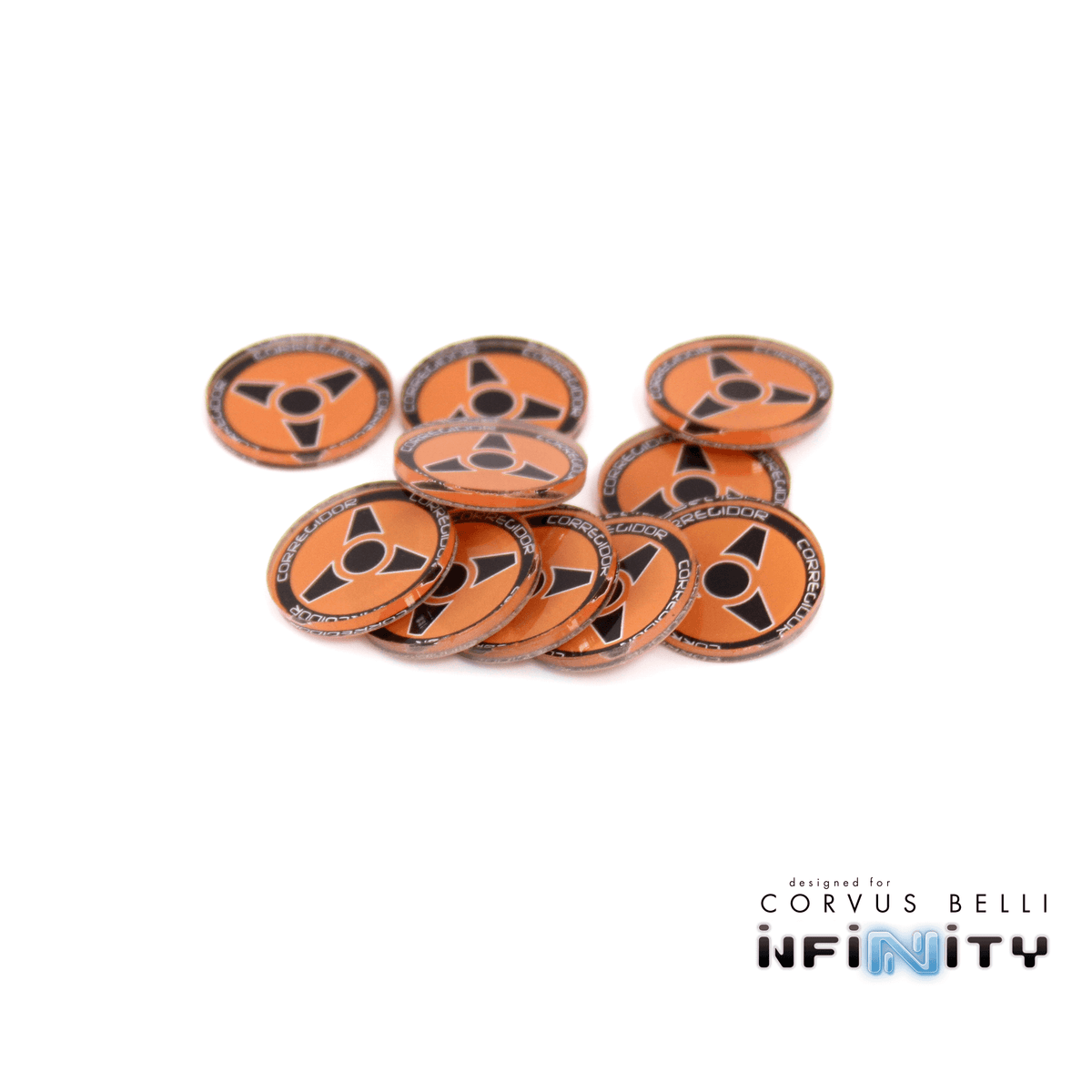 Full Color Infinity Faction Markers, 25mm (Bag of 10)