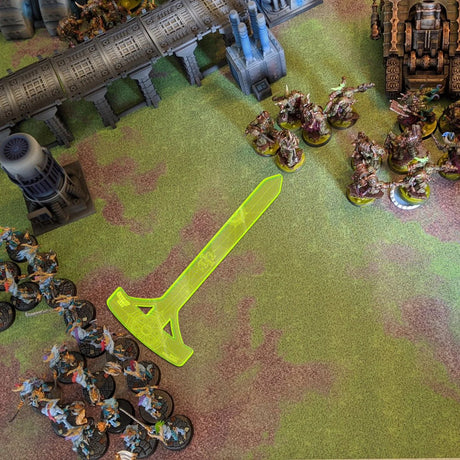 9" Deepstrike Ruler, Dwarven Forge Edition