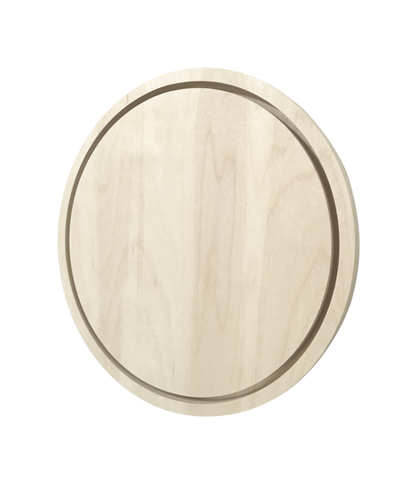 Trekell Round Floater Panel - Wooden Canvas + Frame