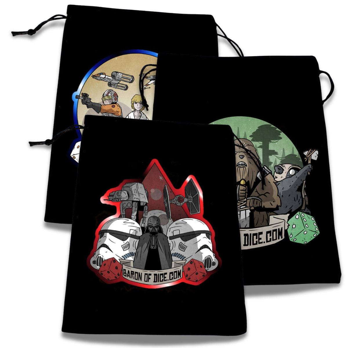Premium Black Dice Bags