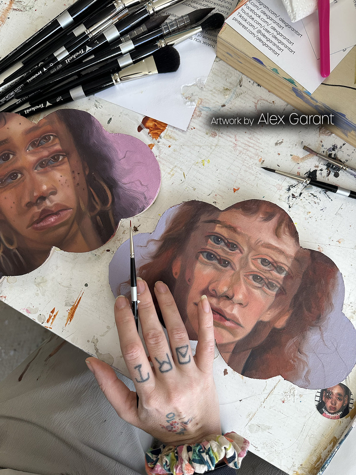 Trekell Cloud Panel - Wooden Painting Canvas