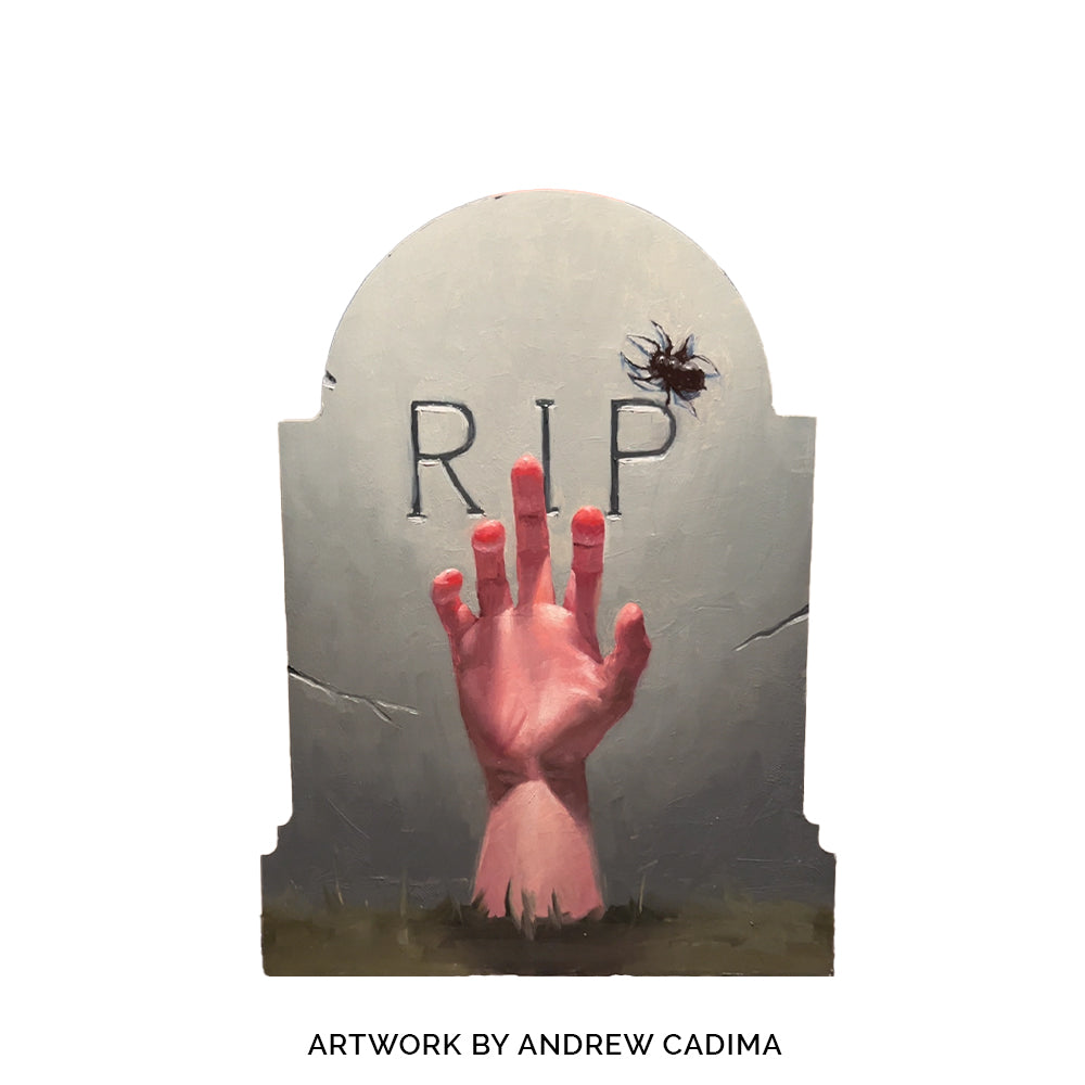 Trekell Tombstone Panel - Wooden Painting Halloween Canvas