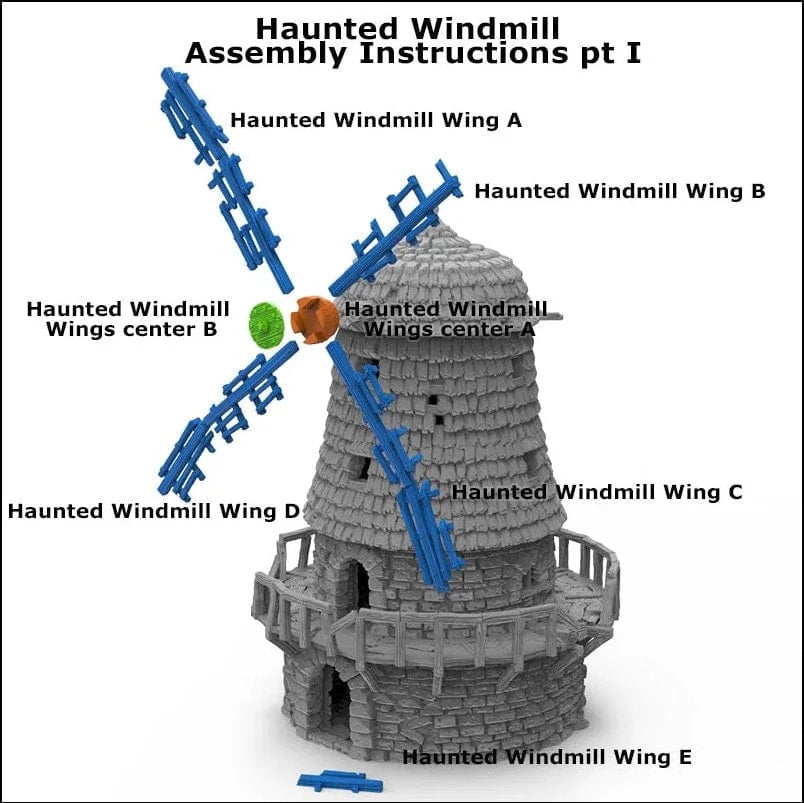 Haunted Windmill - Fantasy Building