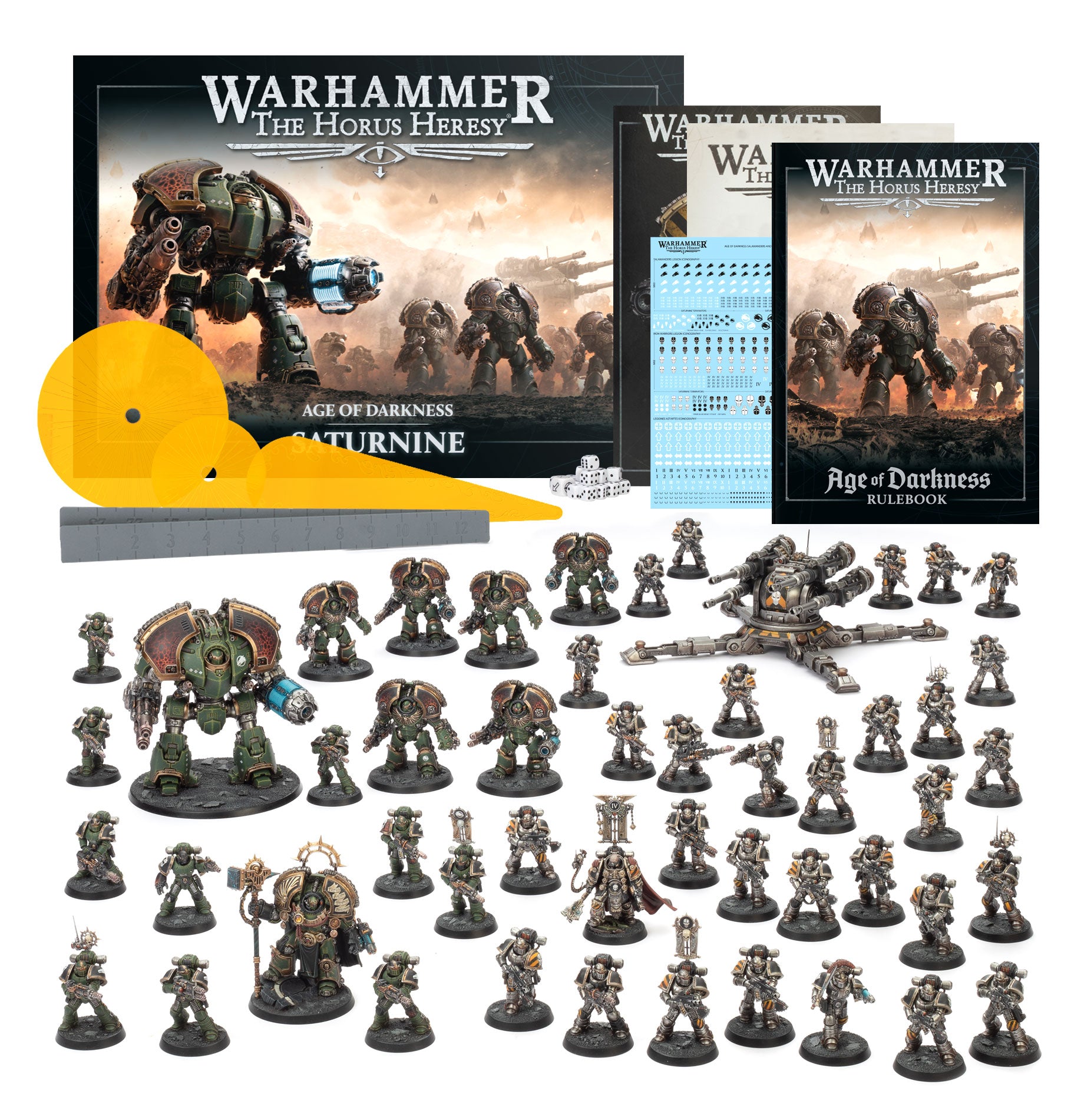 WARHAMMER The Horus Heresy ボードゲームセット Horus Heresy: Saturnine Starter Set – Wargame Portal