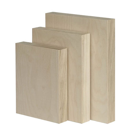 Trekell Jumbo Baltic Birch Panels  - Large Scale Wooden Painting Canvases