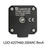 LDO Motors 42STH60-2004AC NEMA 17 Stepper Motor - SuperMac