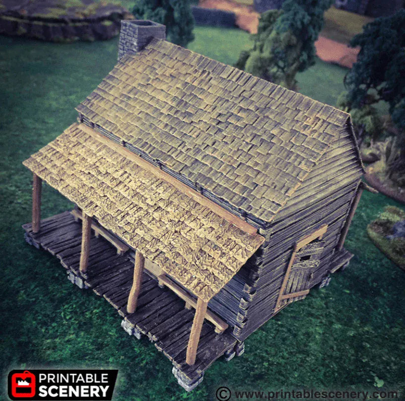 Log Cabin - Wild West Building