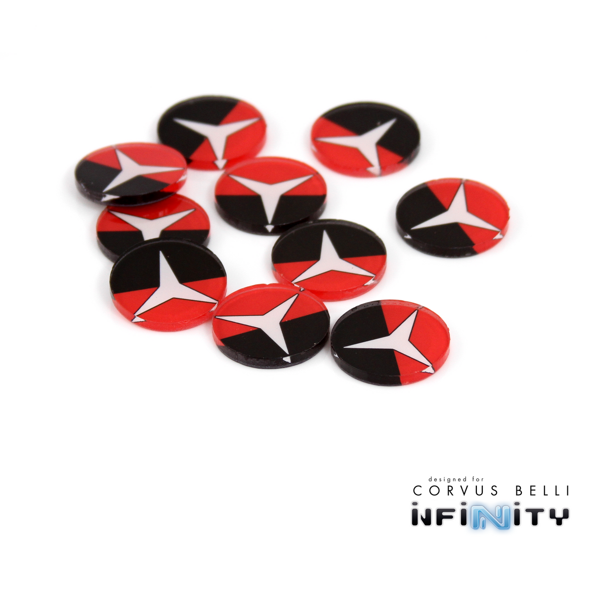 Full Color Infinity Faction Markers, 25mm (Bag of 10)