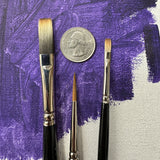 Nick Runge 3-Piece Trekell Brush Set for Oil