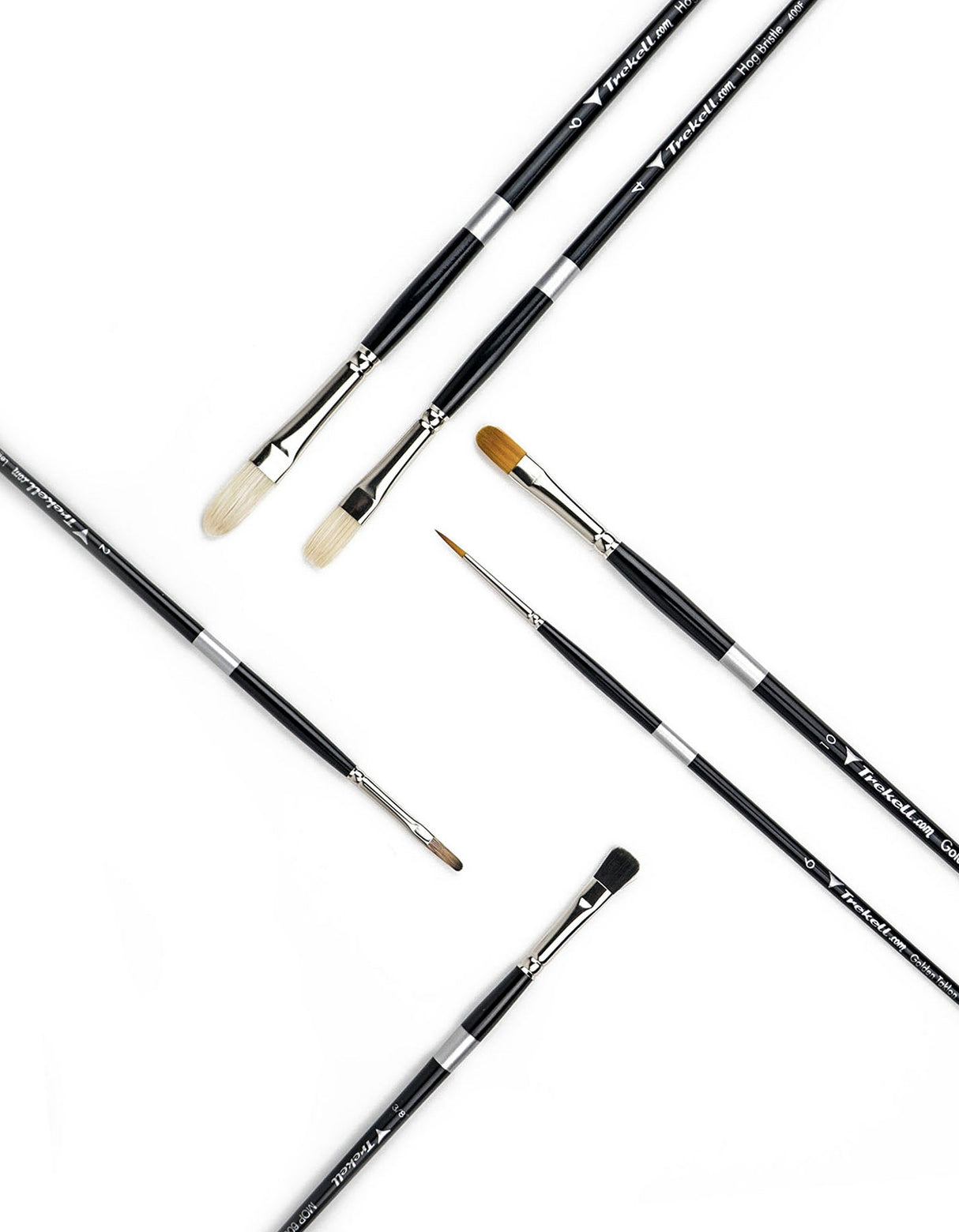 Trekell Oil Brush Set - Premium Artist Brushes for Oil Paint