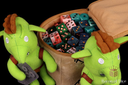 Teef' Delivery! Plushie Dice Bag