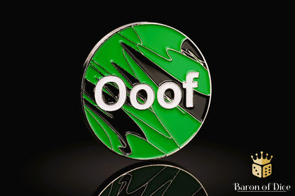 Ooof | Green | Wargaming & Datasheet Box | Baron's Coin™ Compatible