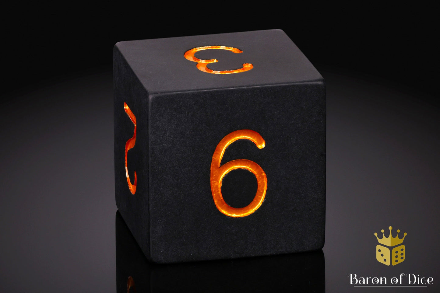 Big Ass D6 - Matte Black