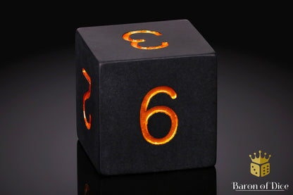 Big Ass D6 - Matte Black
