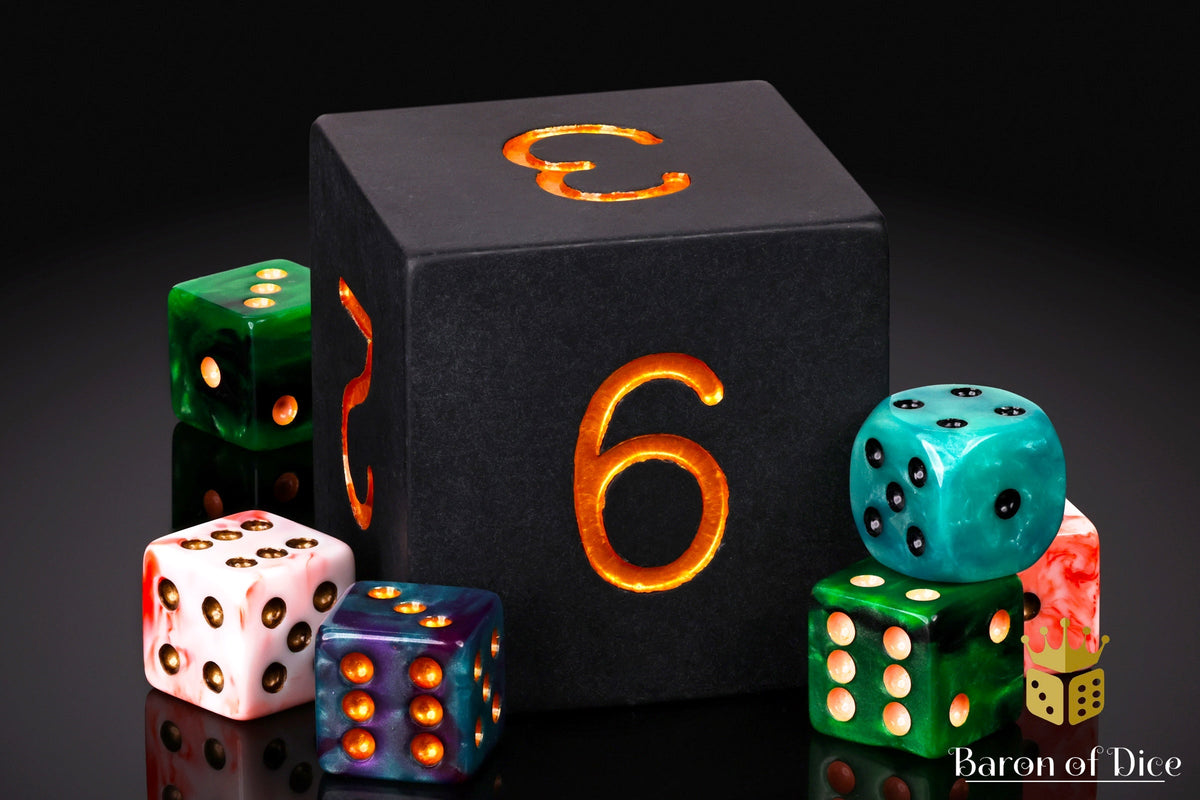 Big Ass D6 - Matte Black