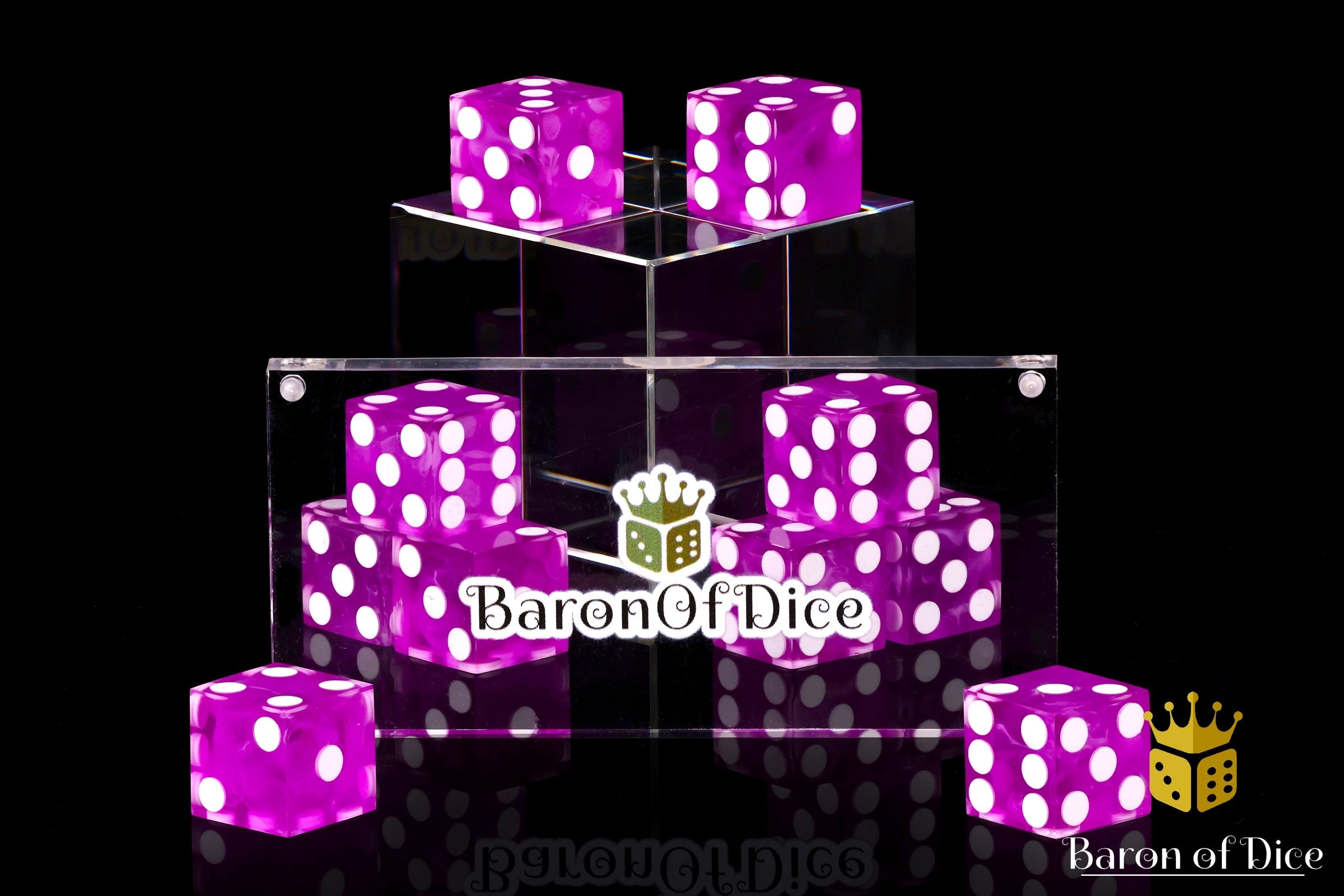 Precision Dice -  Hot Pink