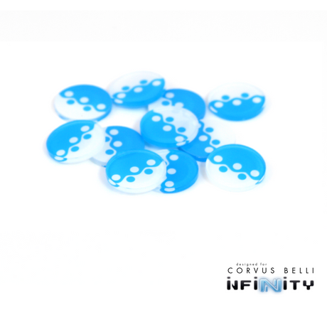 Full Color Infinity Faction Markers, 25mm (Bag of 10)