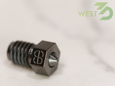 Phaetus Bi-Metallic Part Tungsten Carbide Hardened Nozzles for V6 Style Hot Ends Abrasives