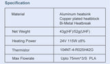 Phaetus Rapido (Rapido 2) Hot End (Hotend) - UHF / HF Standard and Plus (104NT and PT1000)