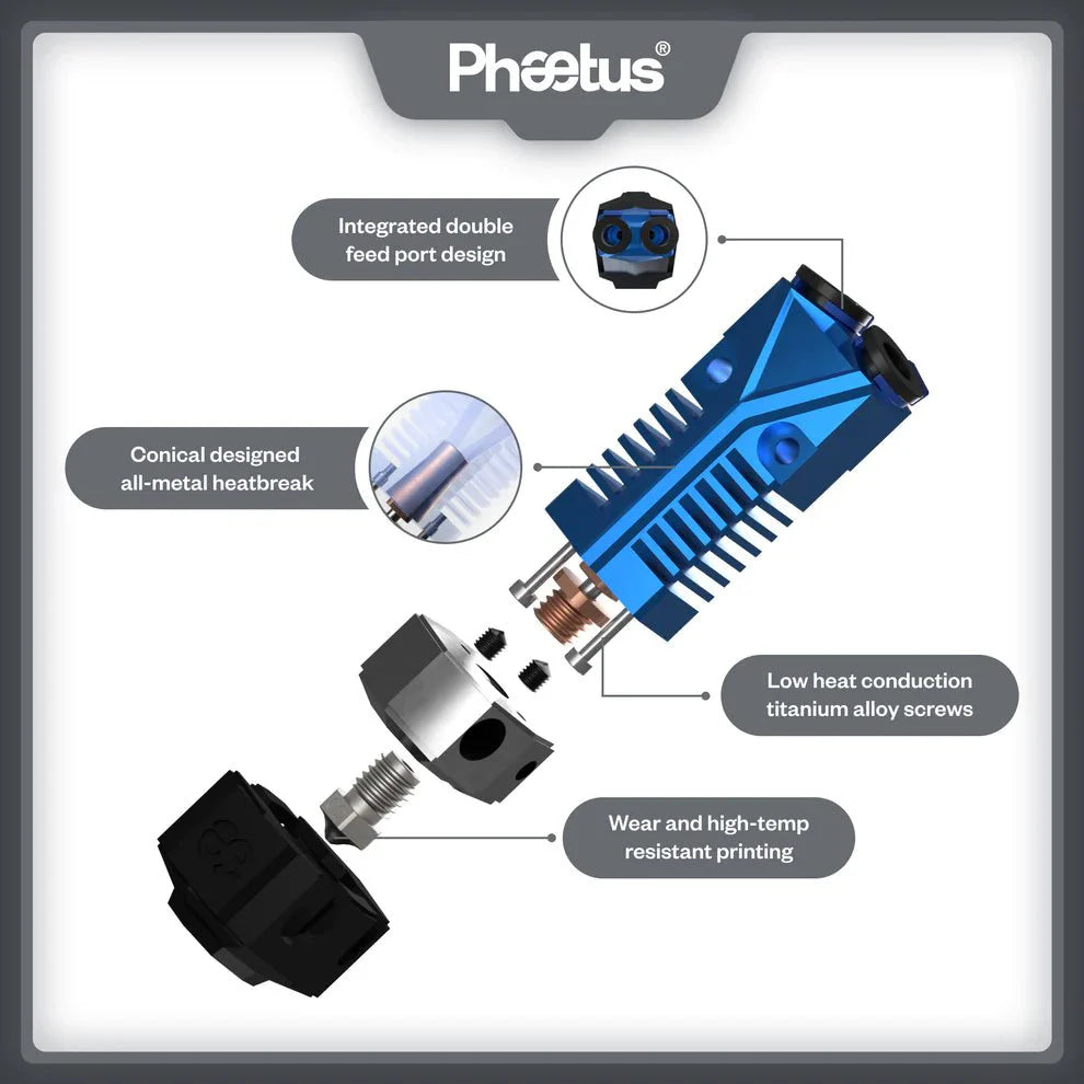 Phaetus TaiChi Dual Filament Hot End