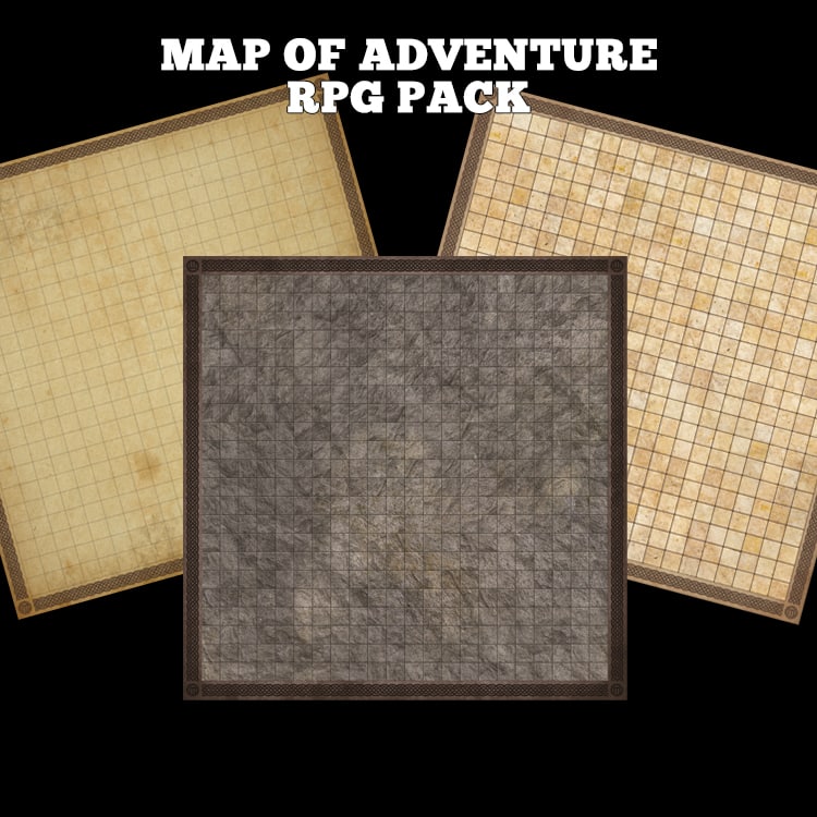 Mats by Mars: +1 Map of Adventure RPG Pack – Wargame Portal