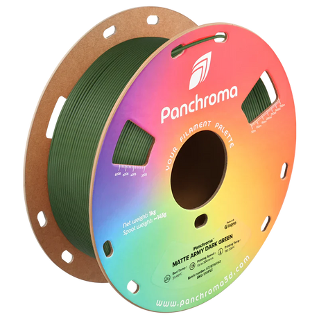 Panchroma™ Matte (Formerly PolyTerra) PLA 3D Printer Filament 1KG 1.75mm