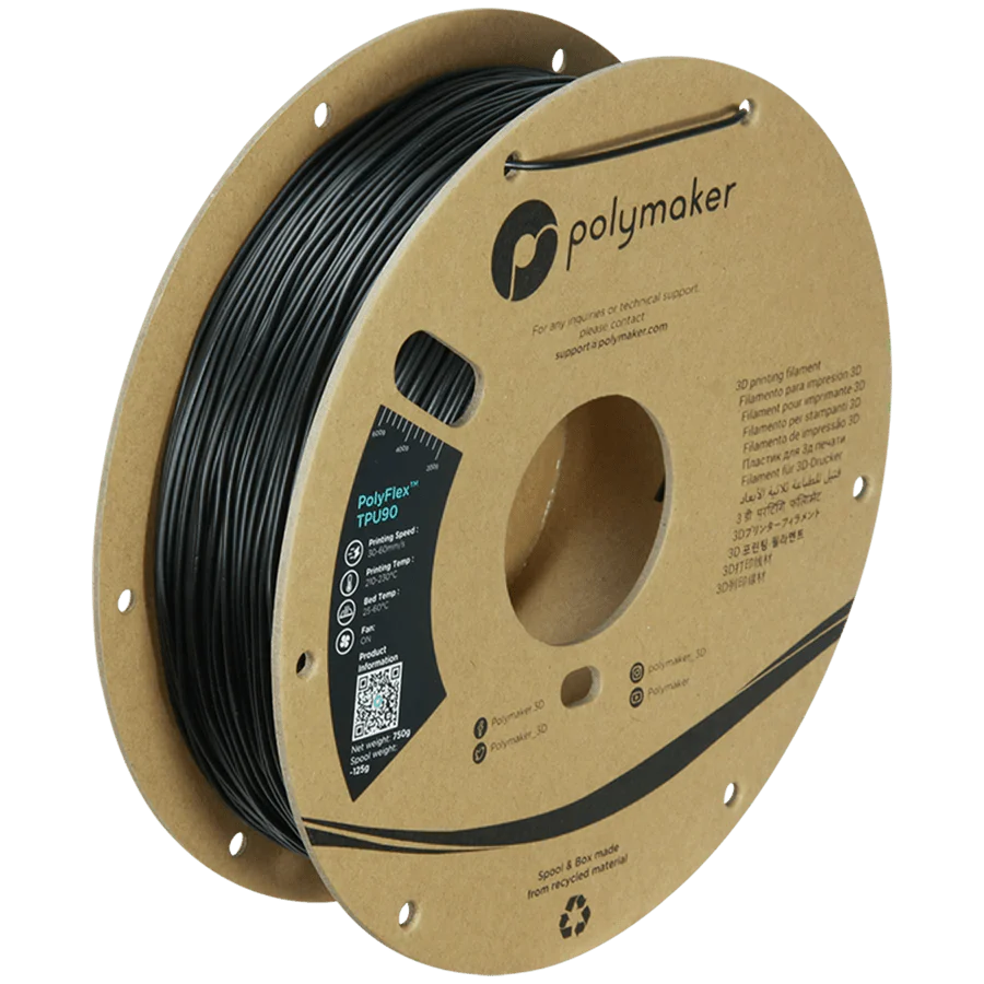 Polymaker PolyFlex TPU90 3D Printer Filament .75KG 1.75mm
