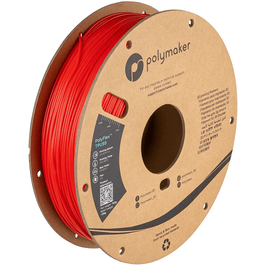 Polymaker PolyFlex TPU95 3D Printer Filament 750g 1.75mm