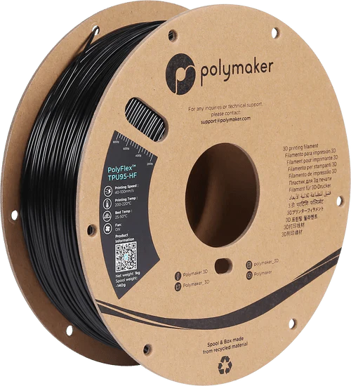 Polymaker PolyFlex TPU95-HF 3D Printer Filament 1KG 1.75mm
