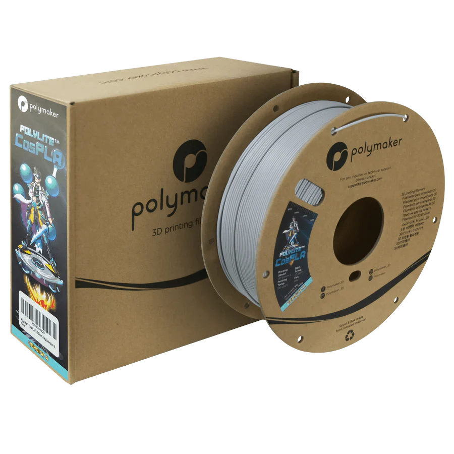 Polymaker PolyLite CosPLA Durable and Sandable PLA for Cosplay 3D Printer Filament 1KG 1.75mm