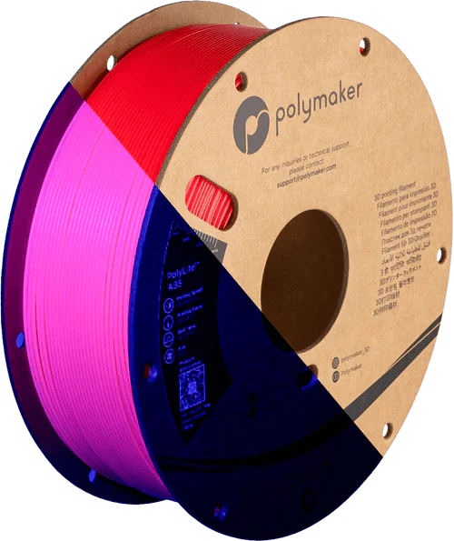 Polymaker PolyLite NEON ABS 3D Printer Filament 1KG 1.75mm