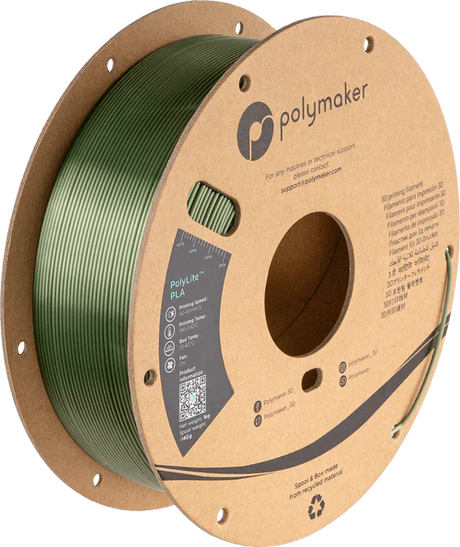 Polymaker PolyLite Silk PLA 3D Printer Filament 1KG 1.75mm