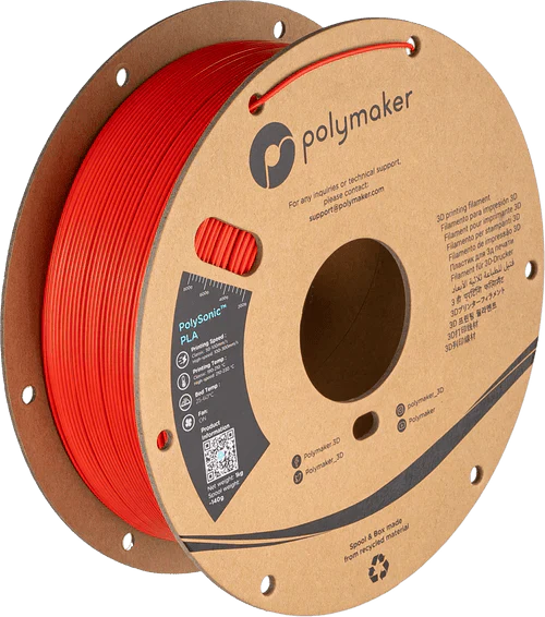 Polymaker PolySonic High Speed Printing PLA 3D Printer Filament 1KG 1.75mm