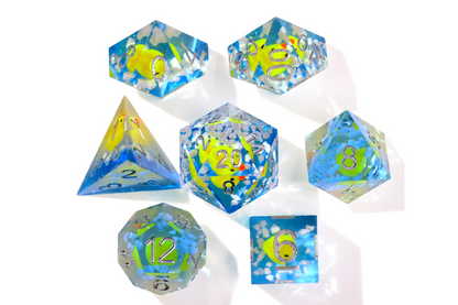 Rubber Duck Liquid Core RPG Dice Set - 7 Pieces
