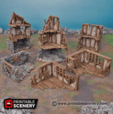 Ruined Quarter- Fantasy Ruins