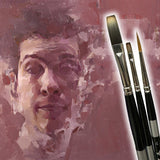 Nick Runge 3-Piece Trekell Brush Set for Oil