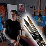 Nick Runge 3-Piece Trekell Brush Set for Watercolor