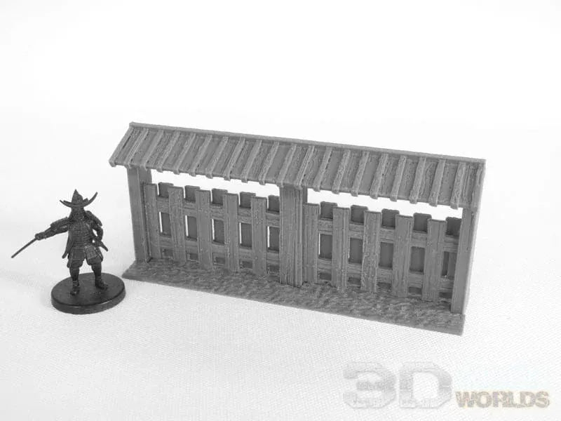 Samurai Wooden Wall Set