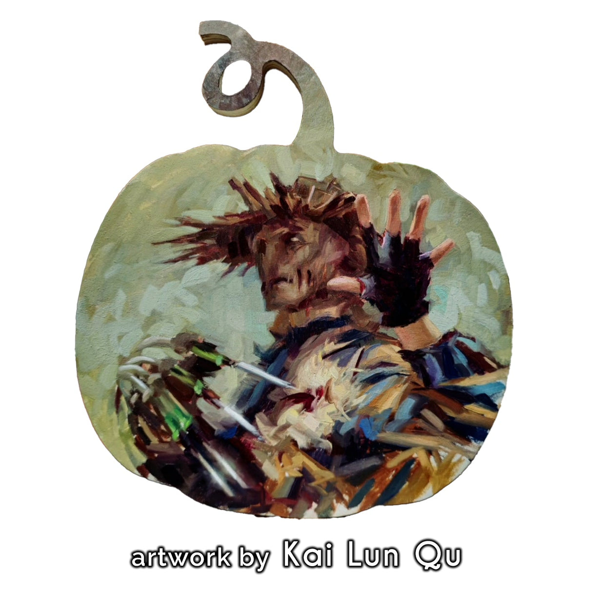 Trekell Pumpkin Panel -  Wooden Painting Halloween Canvas