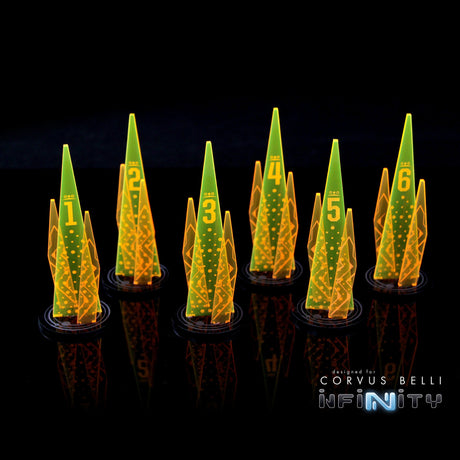 Acrylic Sci Fi Objectives 6 Pack