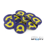 Full Color Infinity Faction Markers, 25mm (Bag of 10)